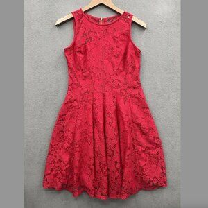 NWOT Sleeveless Fit & Flare Lace Dress